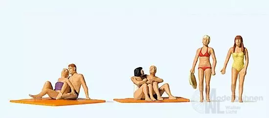 Preiser 10671 - Am Strand H0 1:87