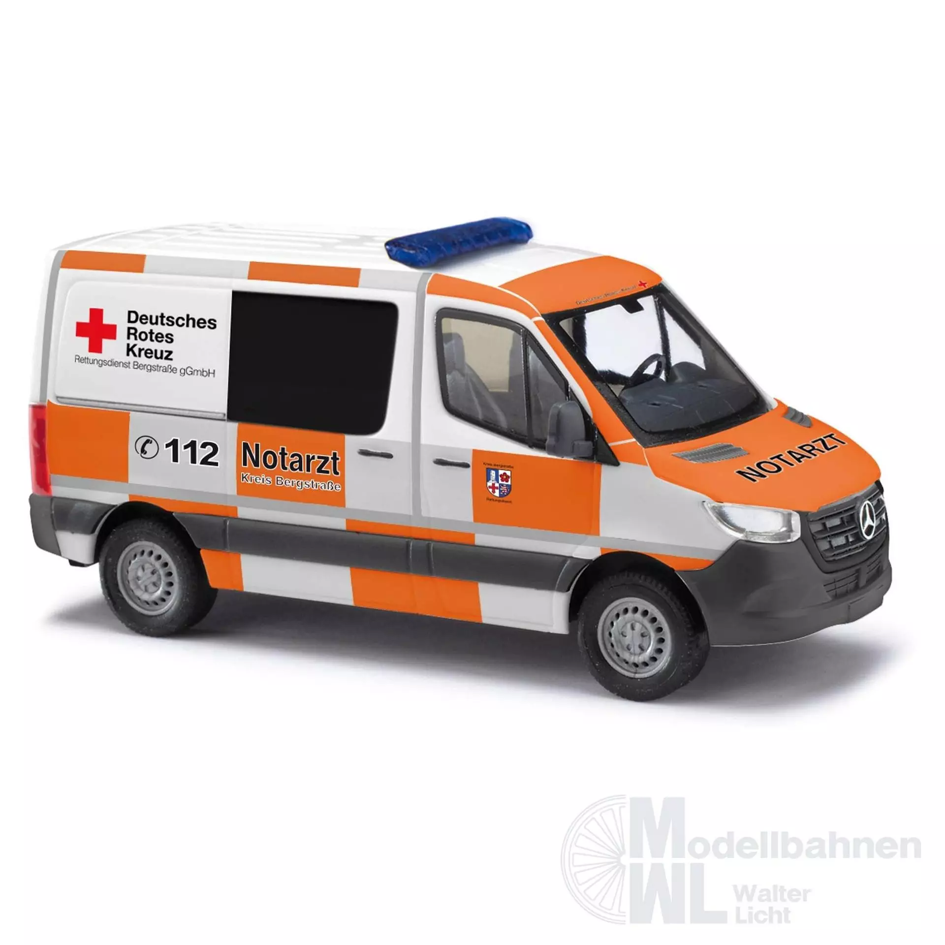 Busch 53450 - Mercedes Sprinter kurz DRK H0 1:87