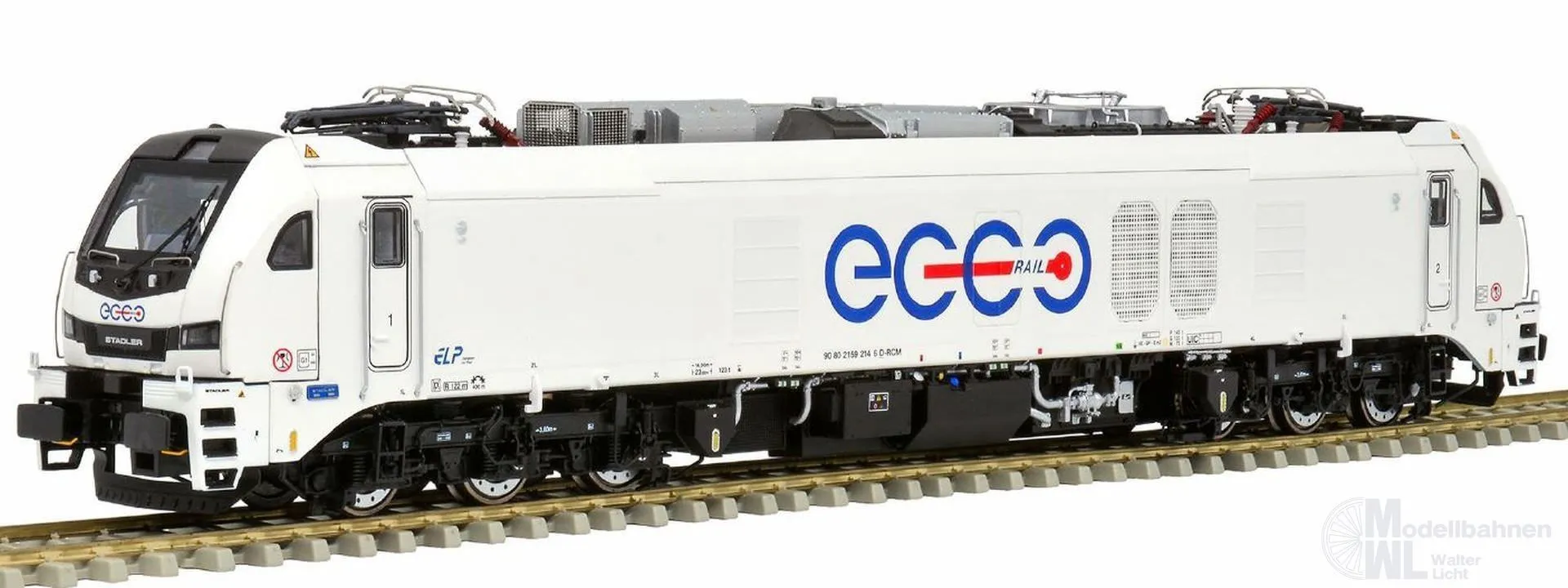 Sudexpress N1592140 - Zweikraftlok BR 159 214-6 EuroDual Ecco Rail Ep.VI N 1:160 Sound