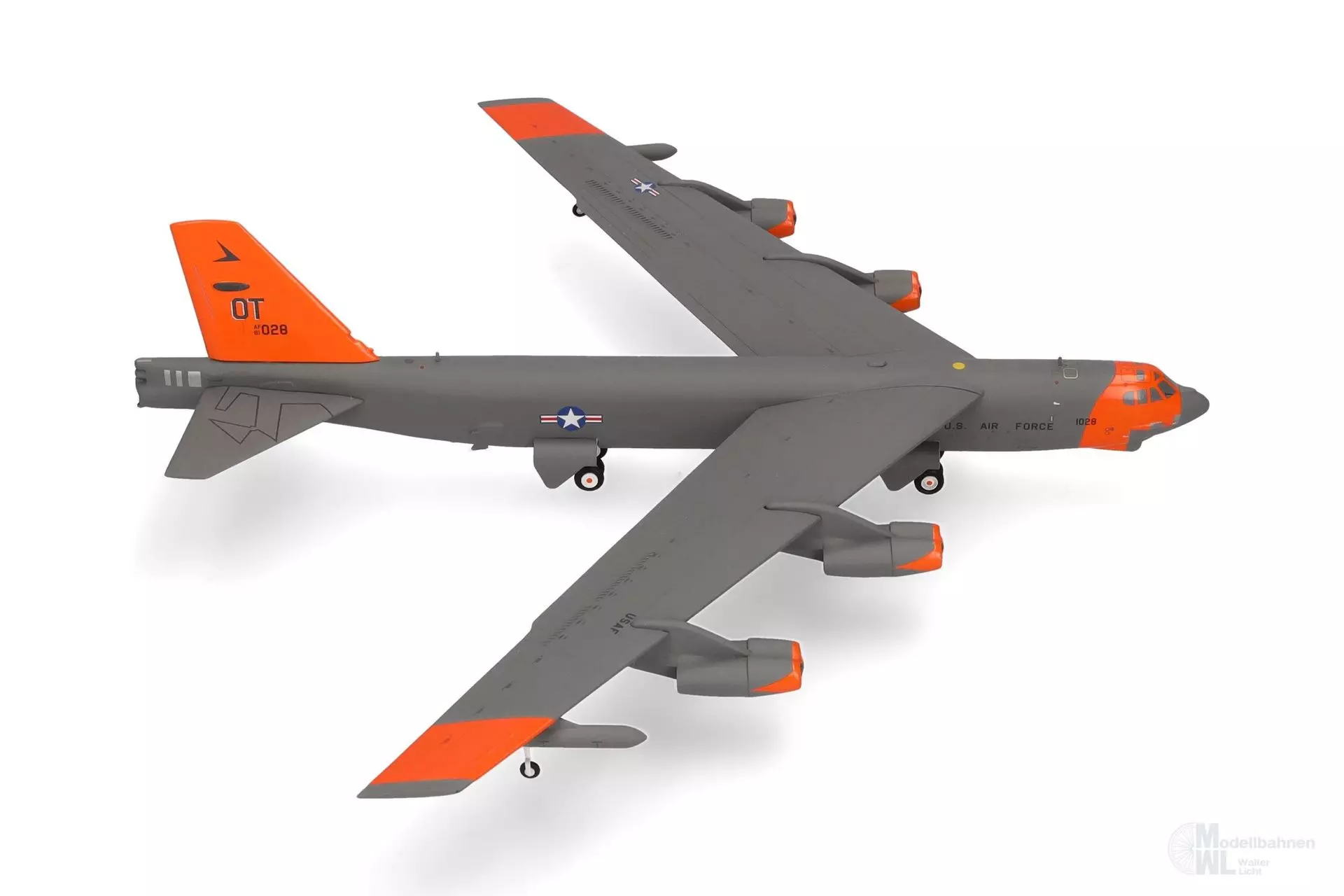 Herpa 573726 - B-52H USAF 49th TES Orange 1:200