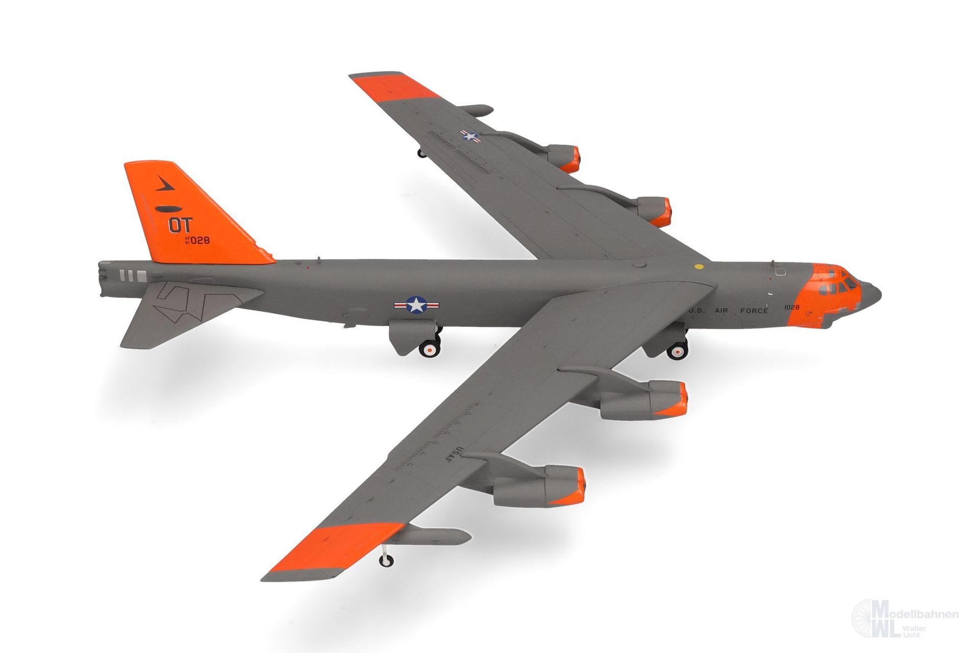 Herpa 573726 - B-52H USAF 49th TES Orange 1:200