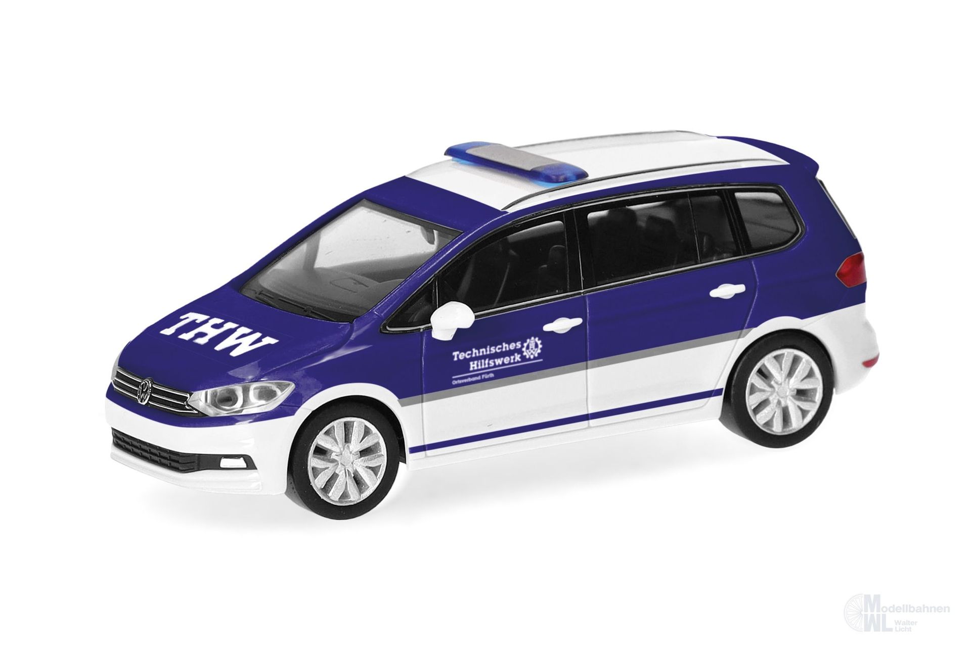 Herpa 098373 - VW Touran THW Fürth H0 1:87