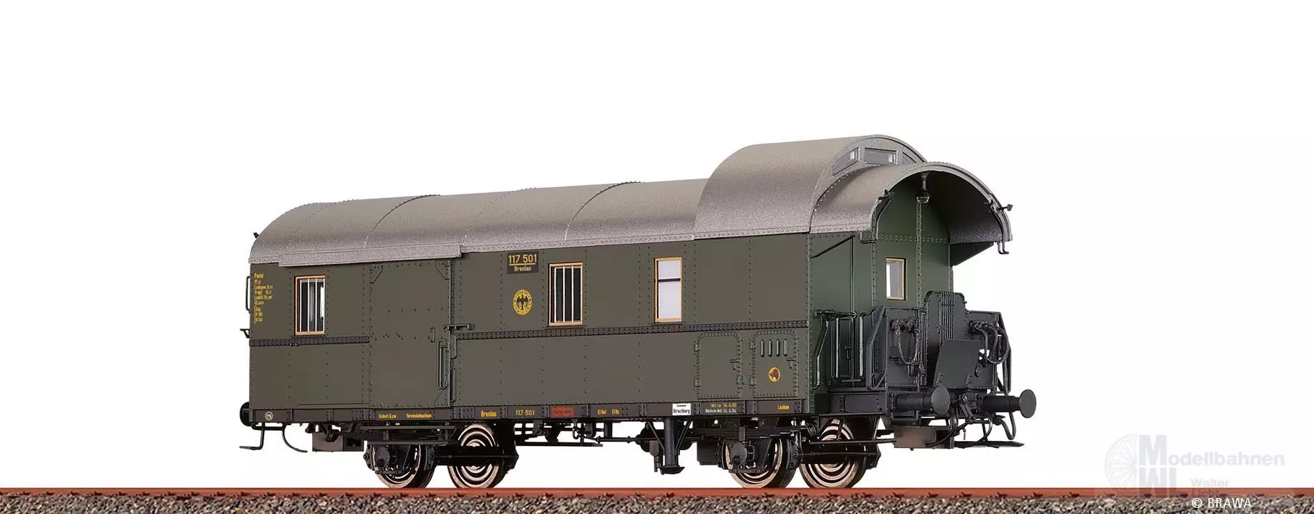 Brawa 45828 - Packwagen DRG Ep.II Pwiel-29 H0/GL