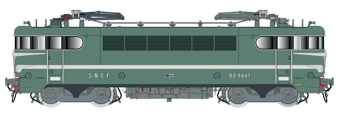 LS Models 10239 - E-Lok BB 9441 SNCF Ep.IIId H0/GL