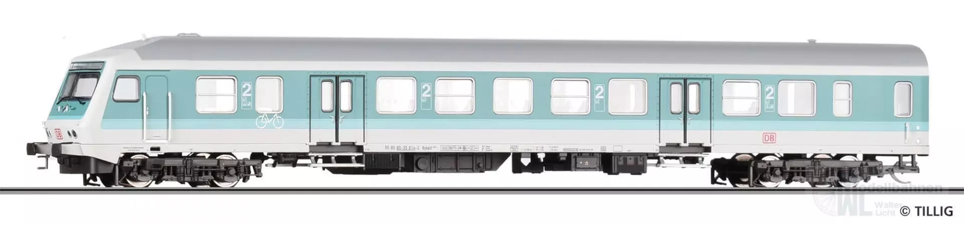 Tillig 12650 - Steuerwagen DB Ep.V Bybdzf 482 Halberstadt TT 1:120