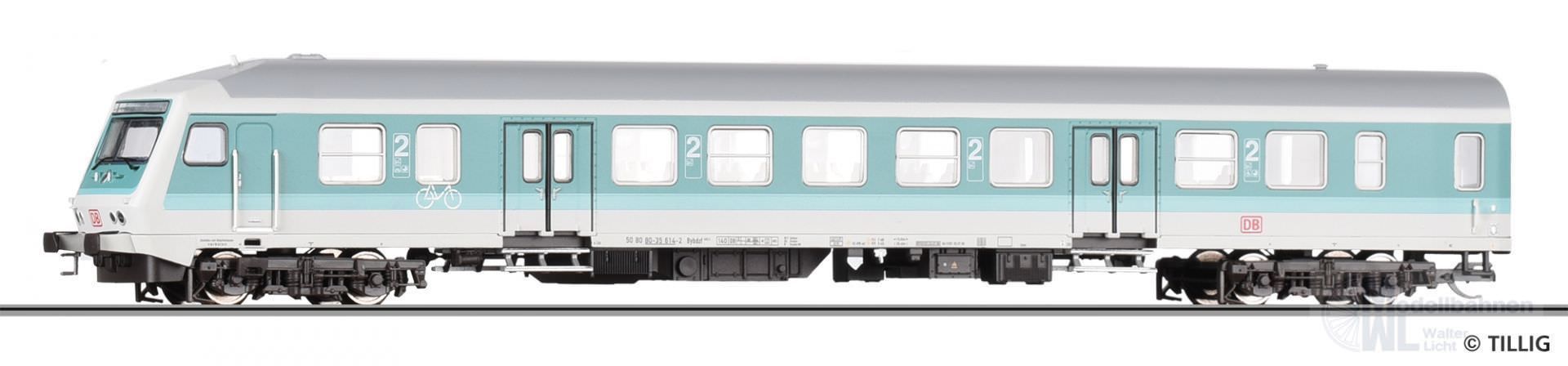 Tillig 12650 - Steuerwagen DB Ep.V Bybdzf 482 Halberstadt TT 1:120