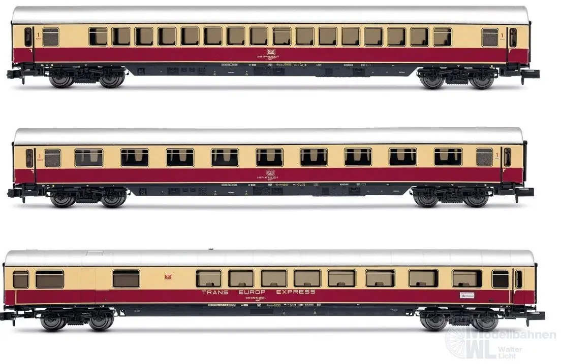 Arnold 4508 - Personenwagen Set AKE Ep.VI 3.tlg. Rheingold Set 2 N 1:160