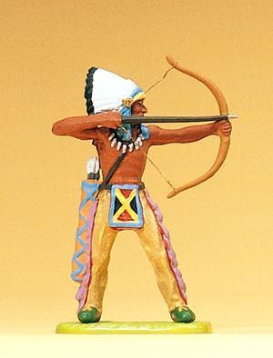 Preiser 54613 - Indianer mit Bogen 1:25