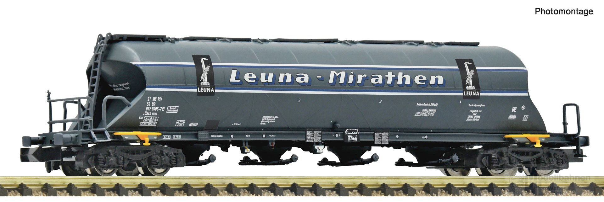 Fleischmann 6660139 - Staubsilowagen DR Ep.IV Leuna N 1:160