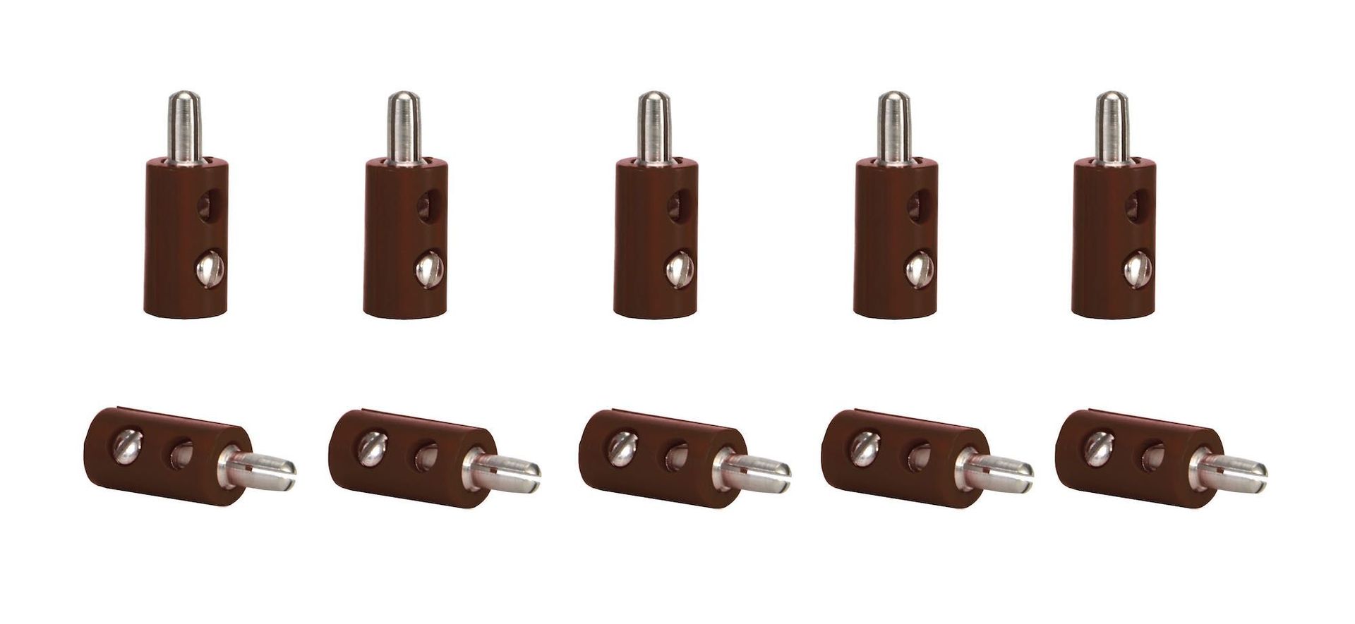 Viessmann 6873 - Querlochstecker 10 Stück braun Viessmann 6873 - Querlochstecker 10 Stück braun