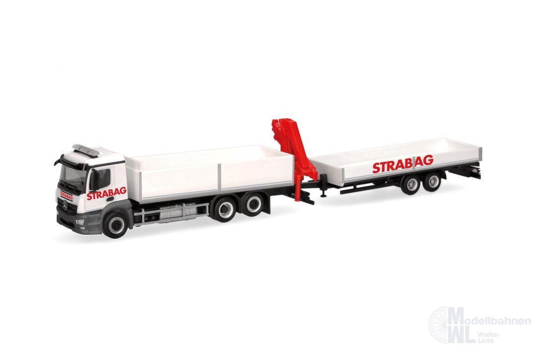 Herpa 320665 - Mercedes-Benz Actros M Bau-Lkw Kran TiLa H0 1:87