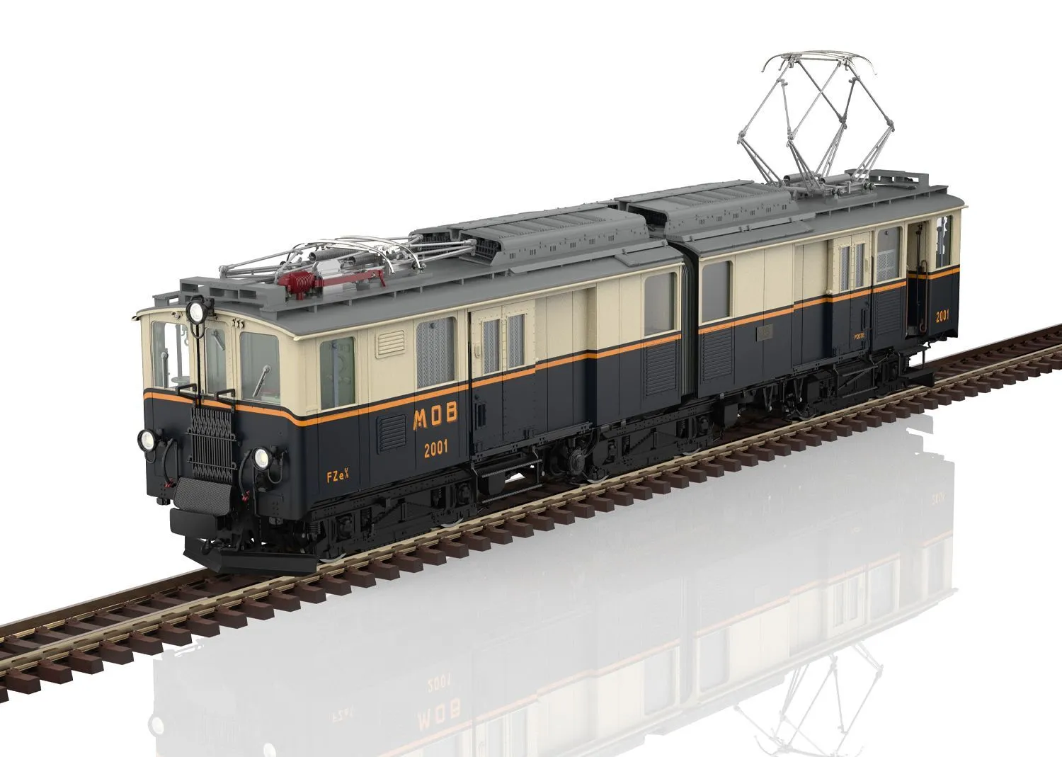 LGB 26662 - Triebwagen FZe 6/6 MOB Ep.II 1:22,5 Sound