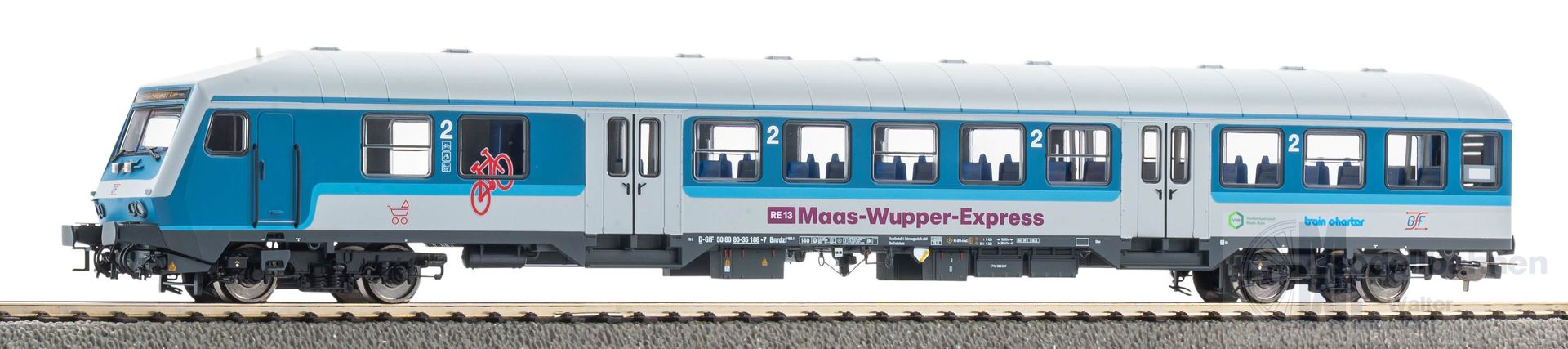 Piko 58528 - Steuerwagen Maas-Wupper-Express Ep.VI H0/GL