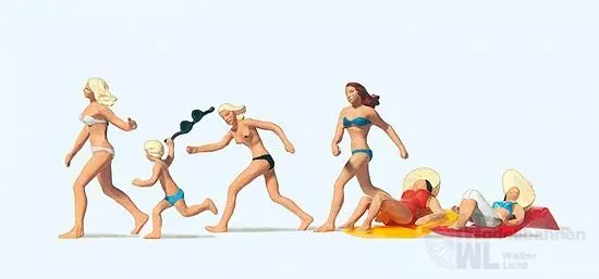 Preiser 10211 - Am Strand H0 1:87