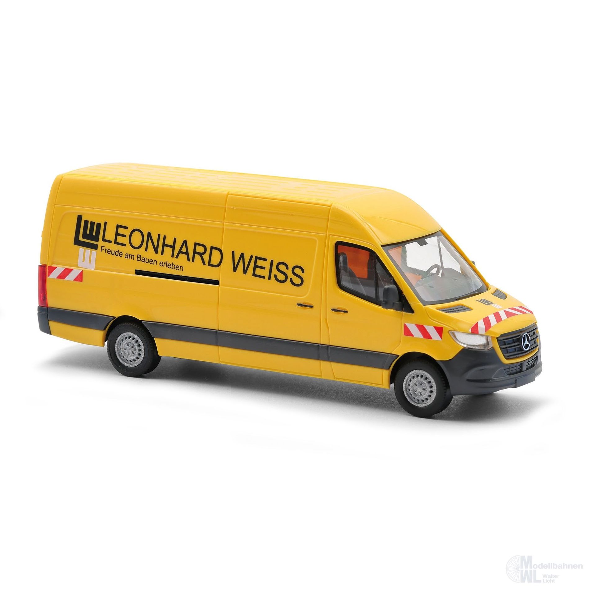 Busch 52641 - Mercedes-Benz Sprinter lang Leonhard Weiss Baijahr 2018 H0 1:87