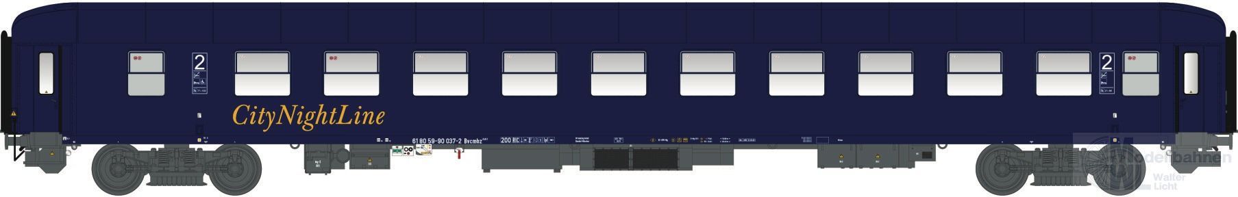 LS Models 49062AC - Liegewagen CNL Ep.V Bvcmbz 249.1 H0/WS