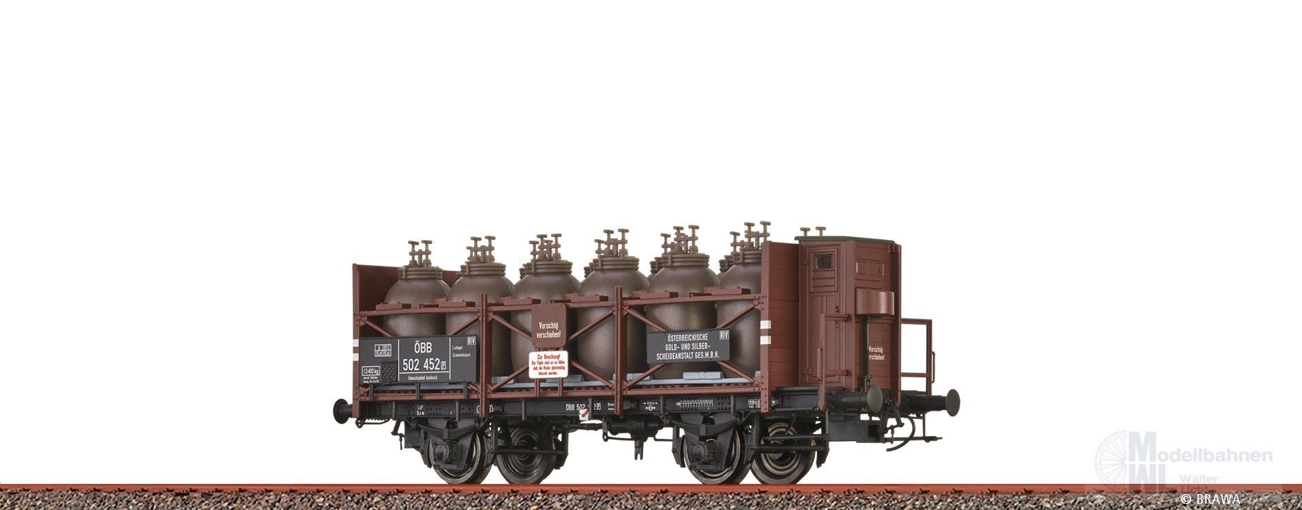 Brawa 49328 - Säuretopfwagen ÖBB Ep.III Z P H0/GL