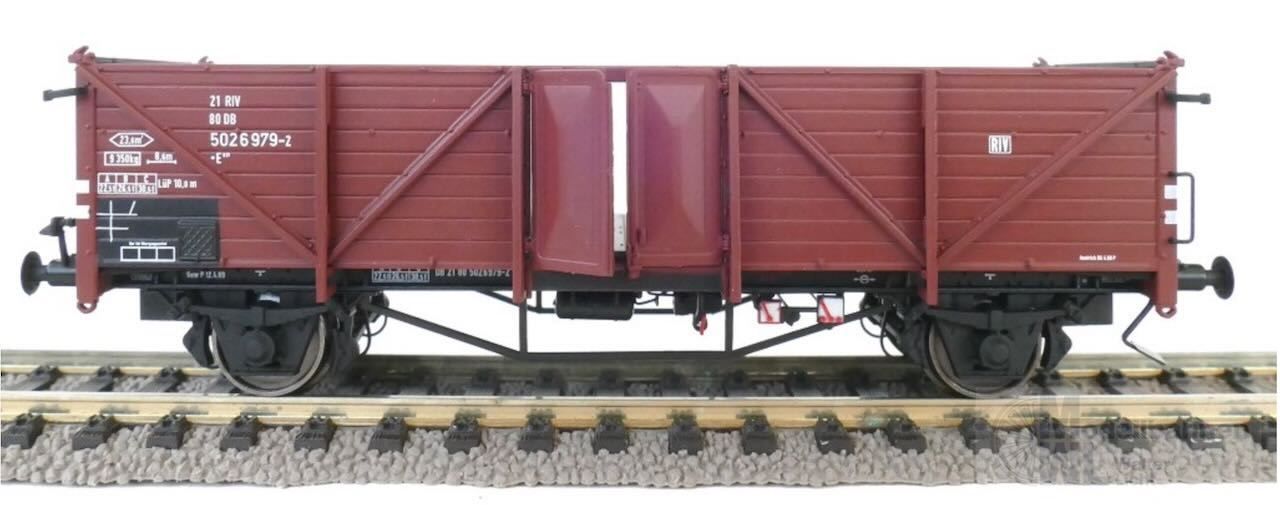 Exact Train 24106 - Güterwagen offen DB Ep.III Duisburg Werkstattwagen H0/GL