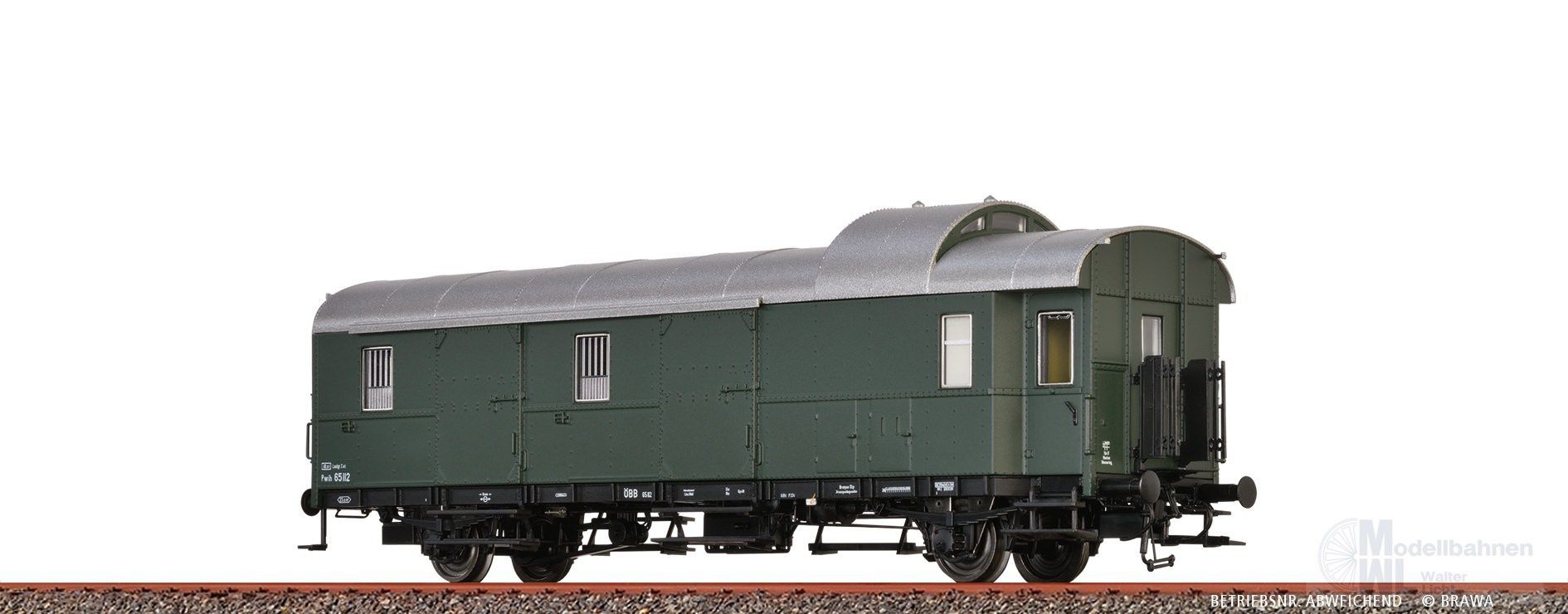 Brawa 46820 - Gepäckwagen ÖBB Ep.III Pwih H0/GL Basic+ LED Brawa 46820 - Gepäckwagen ÖBB Ep.III Pwih H0/GL Basic+ LED