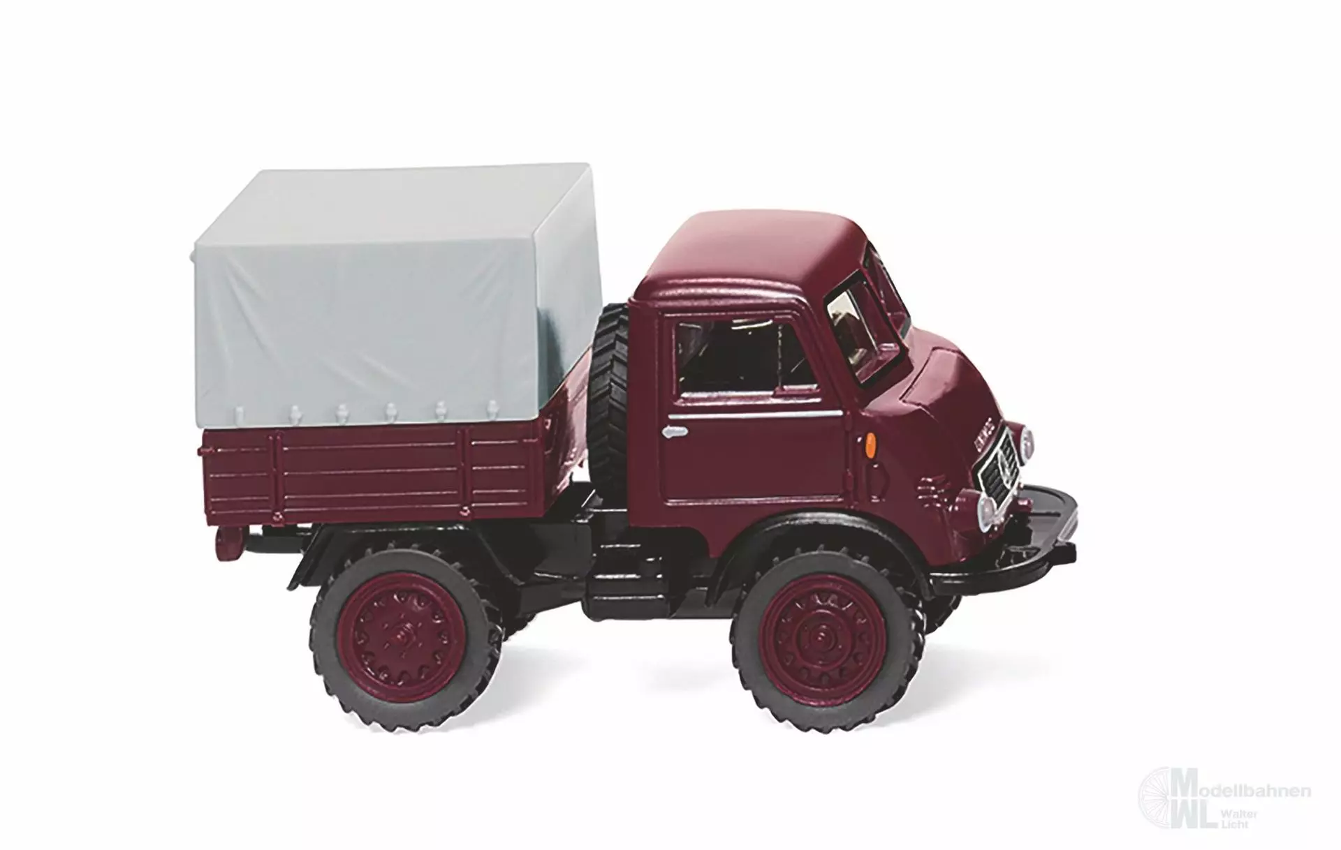 Wiking 036805 - Unimog U 402 - weinrot H0 1:87
