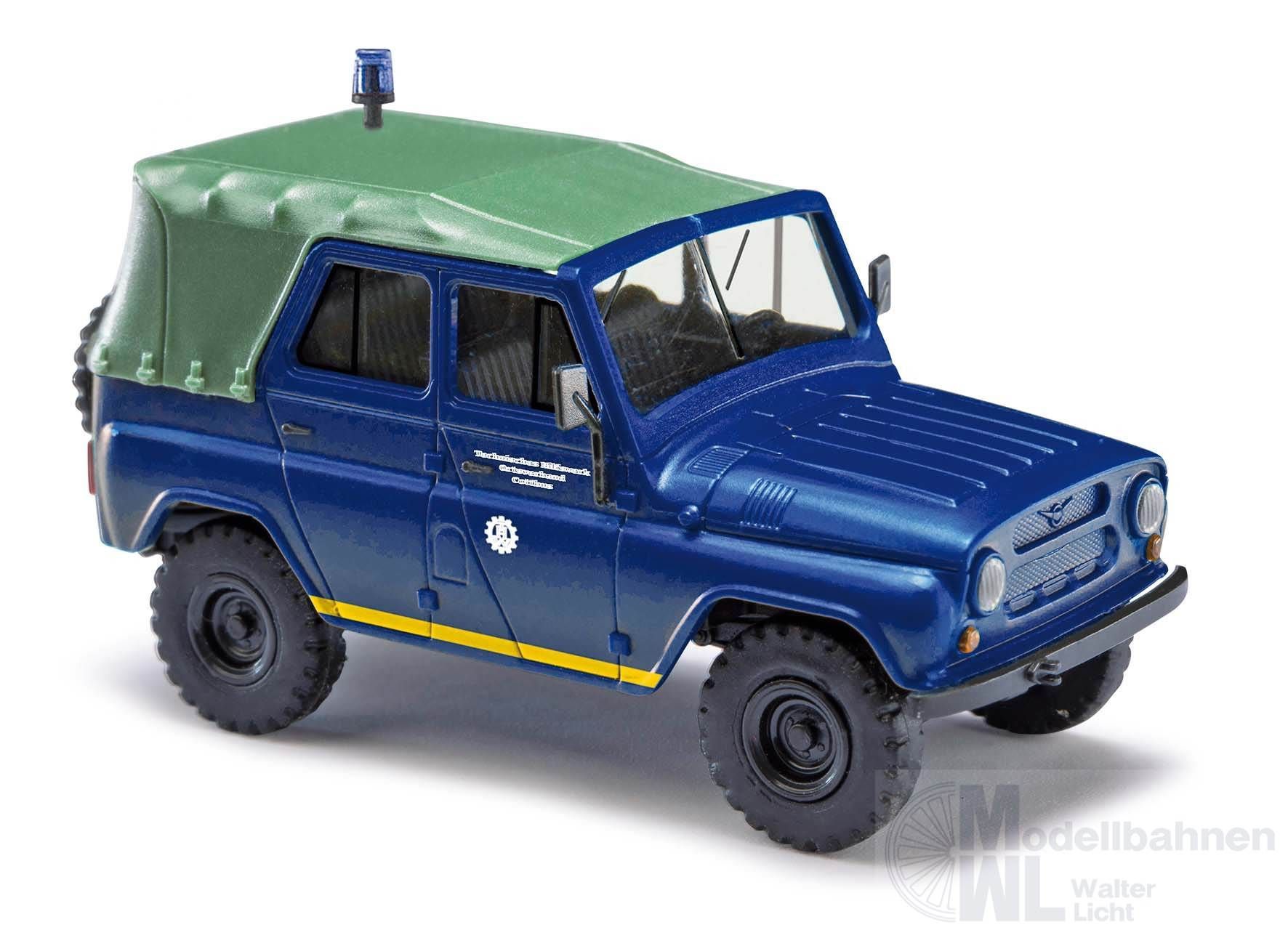 Busch 52110 - UAZ 469 THW Cottbus H0 1:87 Busch 52110 - UAZ 469 THW Cottbus H0 1:87