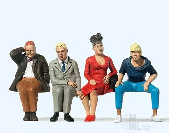 Preiser 63088 - Sitzende Reisende Spur 1