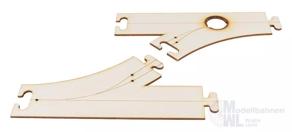 Faller 161939 - Laser-Street Abzweigung links und Einmündung 45° H0 1:87