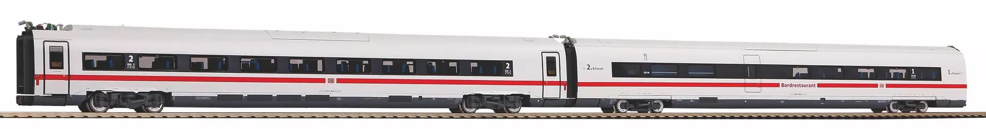 Piko 58581 - Ergänzungswagen ICE 4 DB Ep.VI Klimaschützer 2.tlg. H0/WS