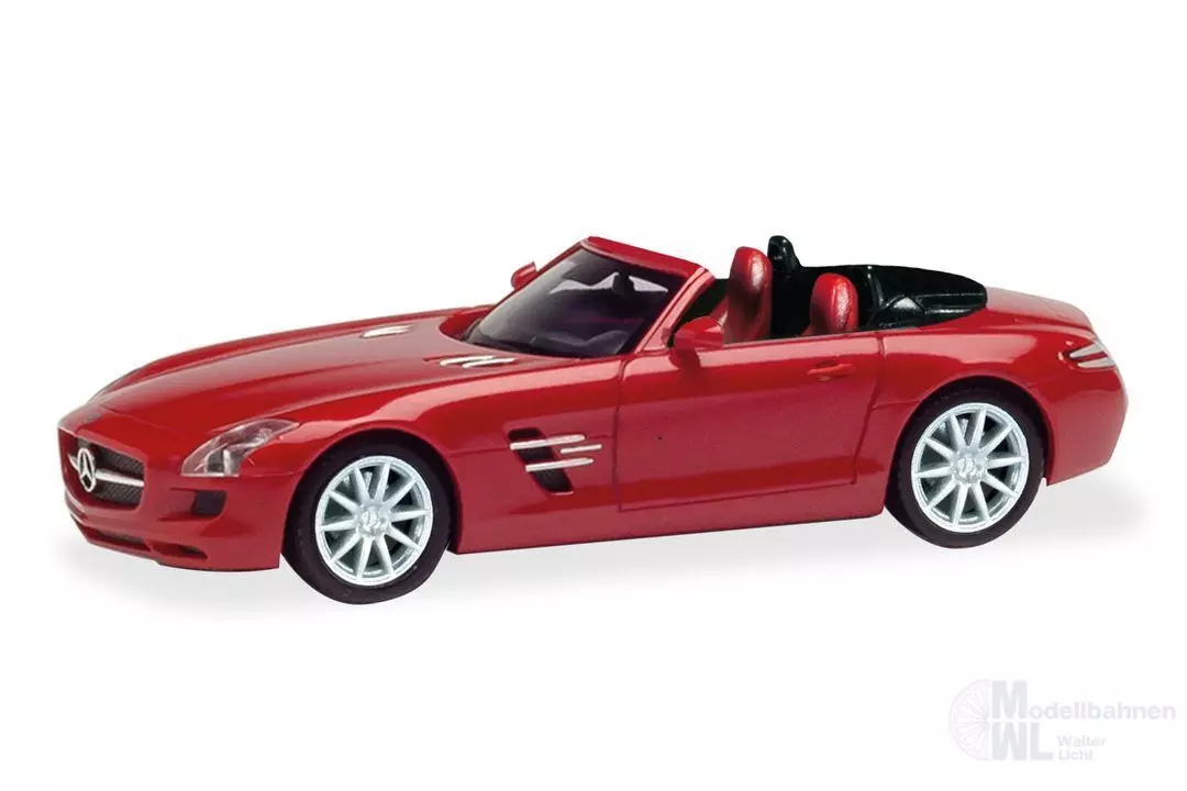 Herpa 024853-002 - Mercedes-Benz SLS AMG Roadster feueropal H0 1:87