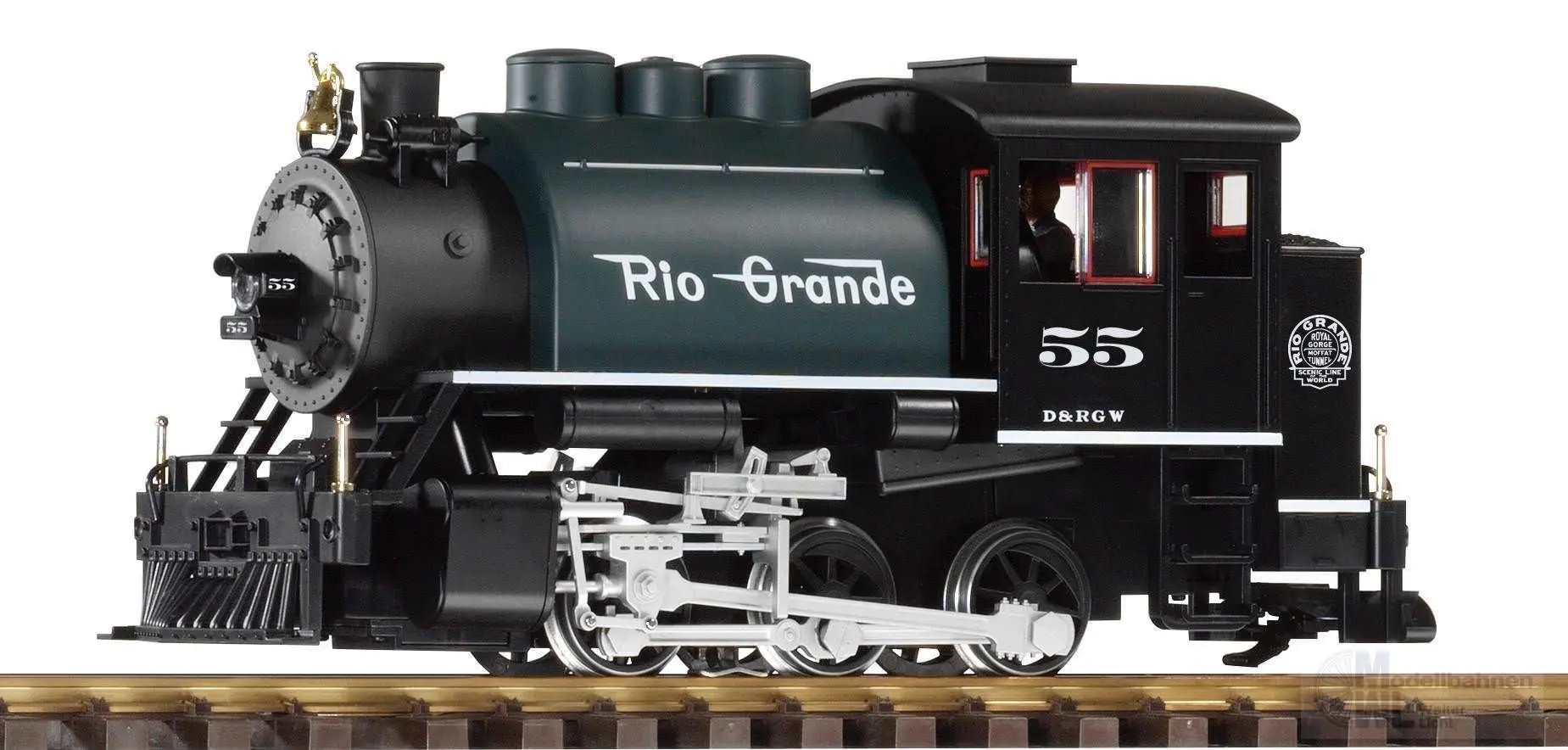 Piko 38255 - Dampflok D&RGW 0-6-0T Spur G 1:22,5 Sound/Dampf