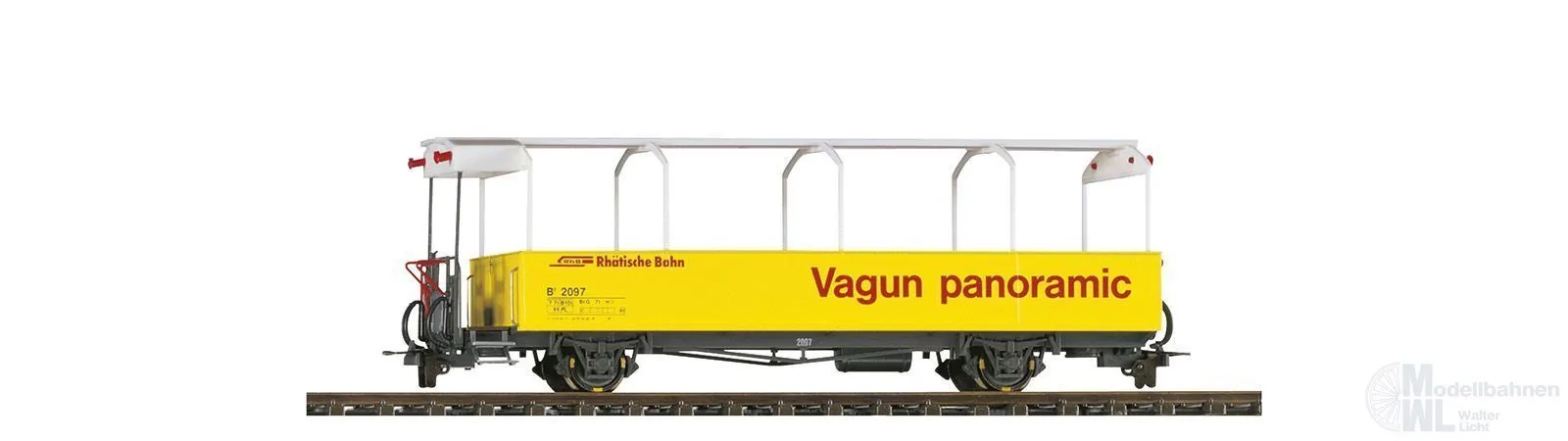 Bemo 3280113 - Aussichtswagen offen RhB Ep.V B 2098 H0m