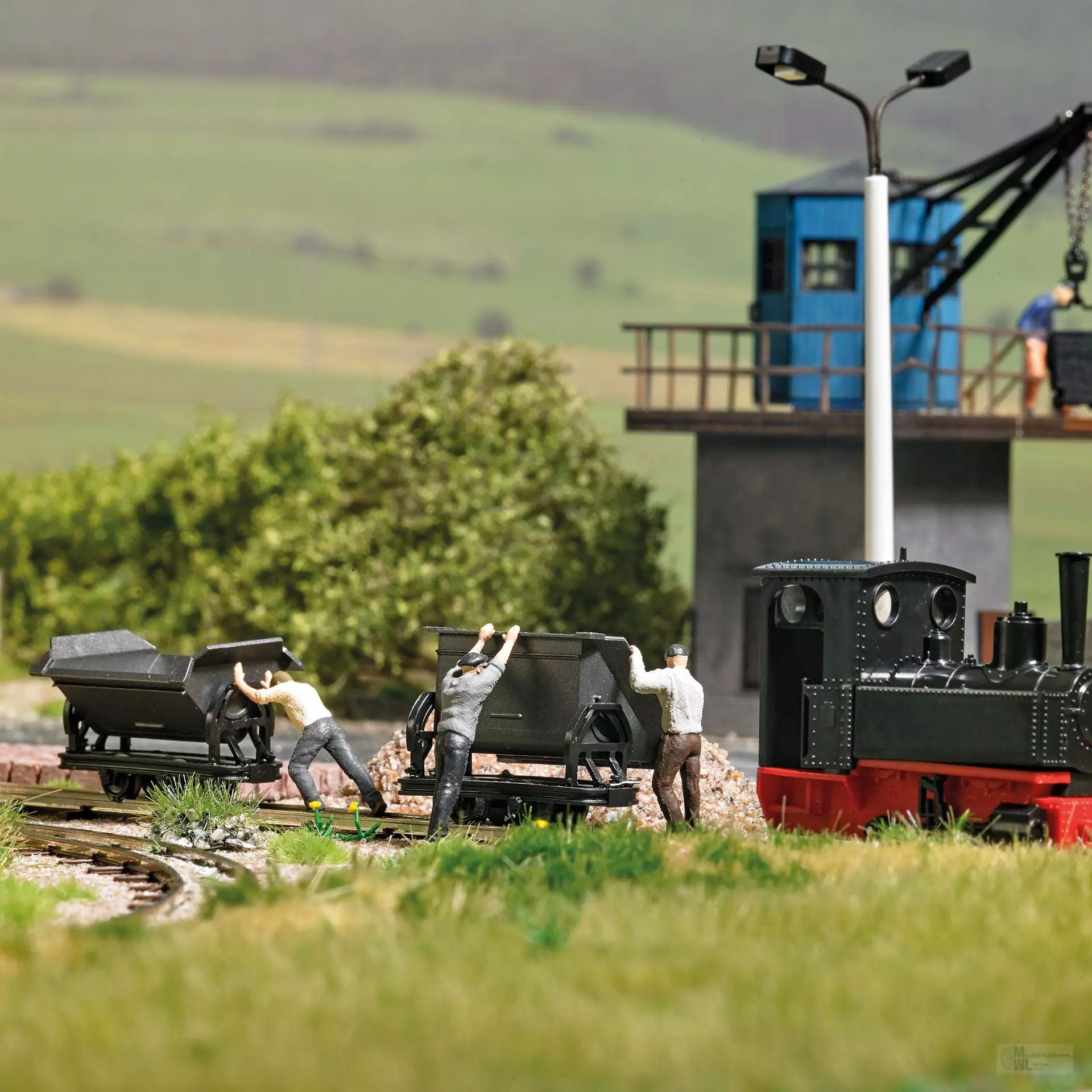 Busch 12451 - A-Set: Lore leeren H0 1:87