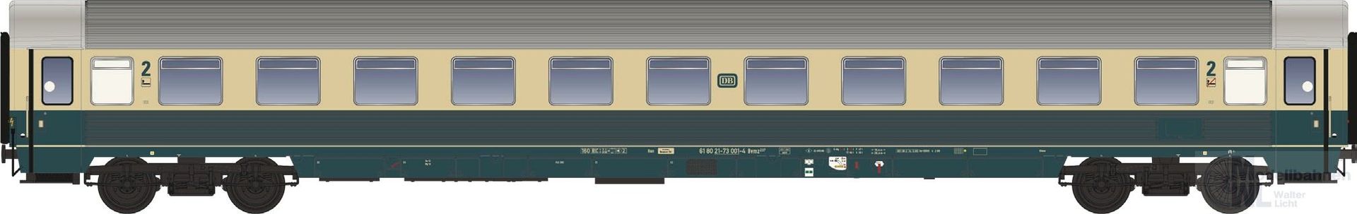 LS Models 46013-2AC - Personenwagen DB Ep.IV Bvmz 237.4 H0/WS