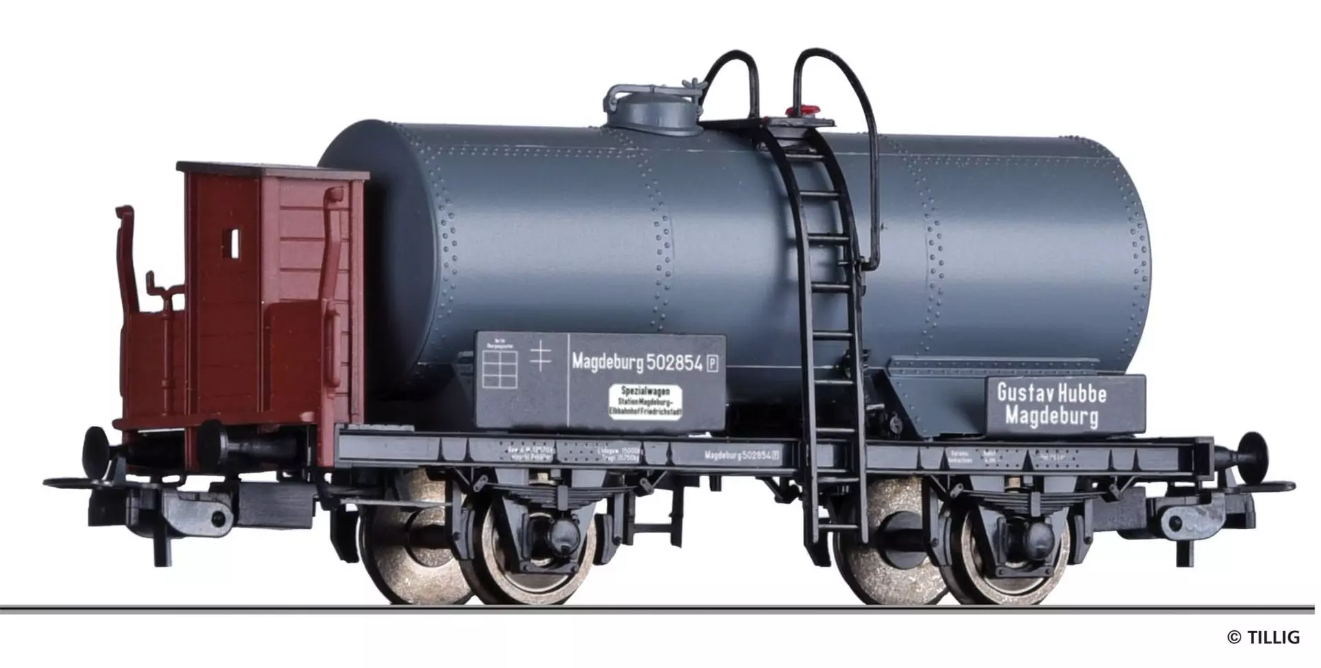 Tillig 76764 - Kesselwagen K.P.E.V. Ep.I Gustav Hubbe Magdeburg H0/GL