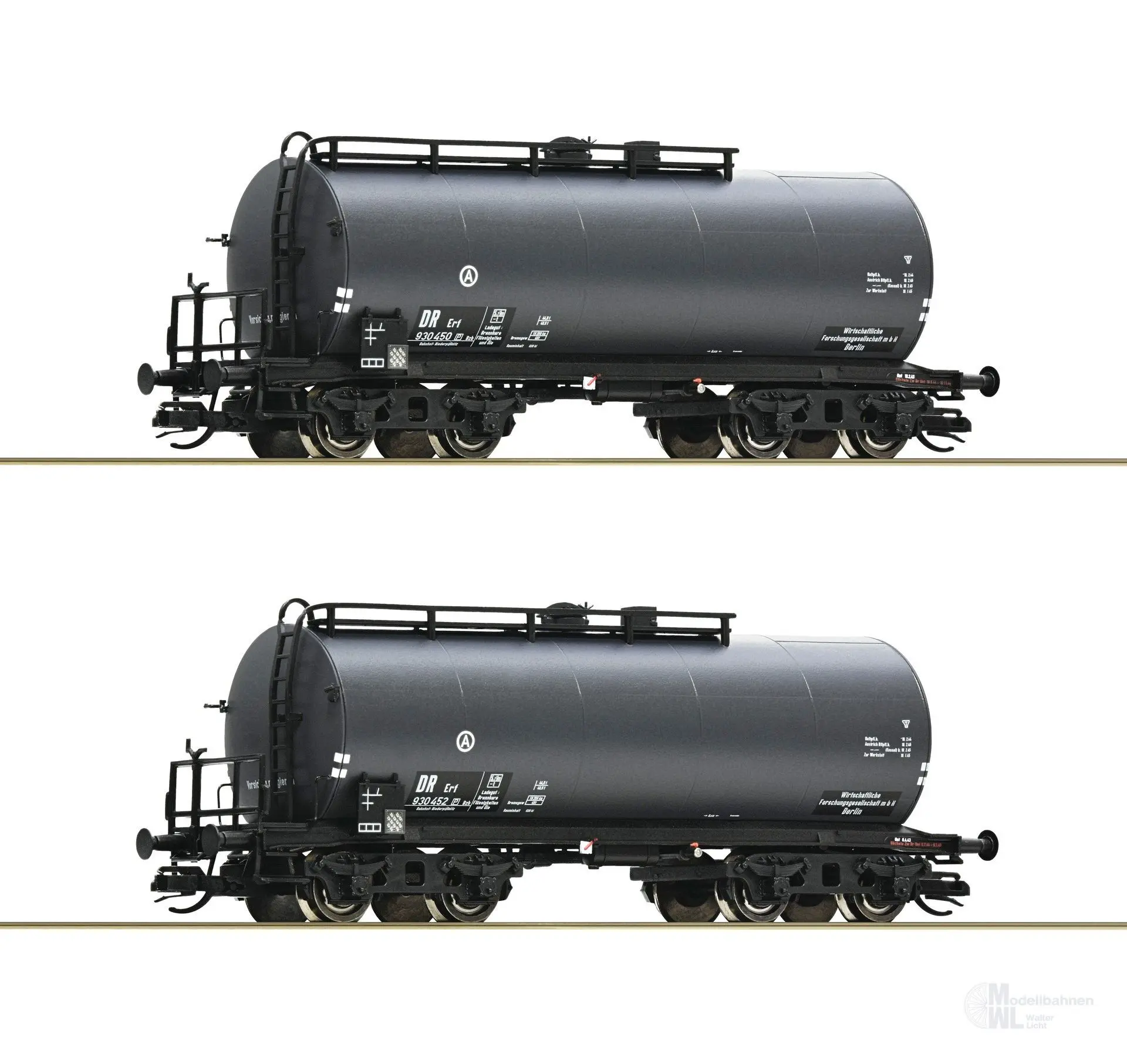 Roco 6680021 - Kesselwagen Set DRG Ep.II Typ Uerdingen 2.tlg. TT 1:120