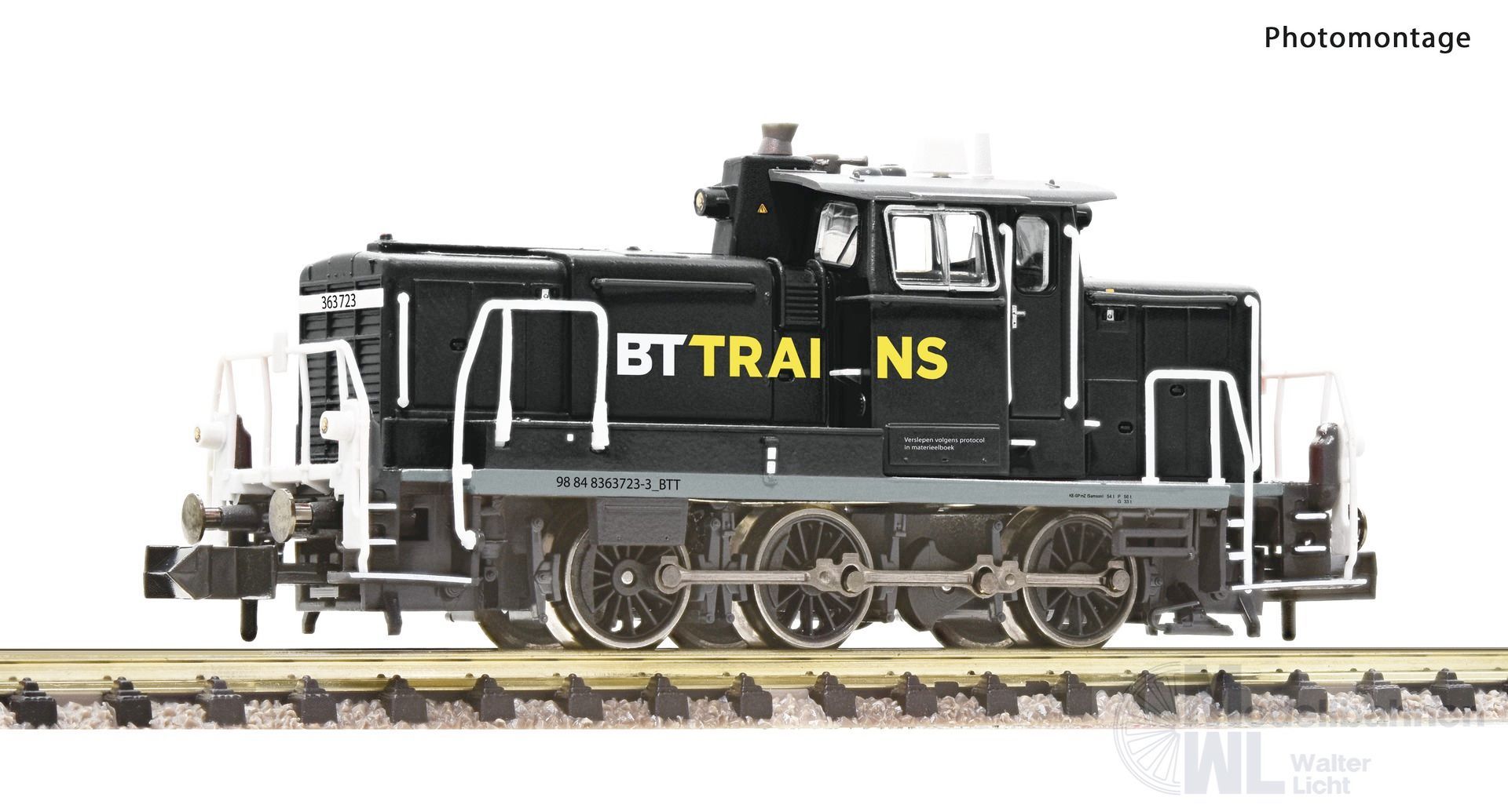 Fleischmann 7360013 - Diesellok BR 363 723-3 BT Trains Ep.VI N 1:160 Fleischmann 7360013 - Diesellok BR 363 723-3 BT Trains Ep.VI N 1:160