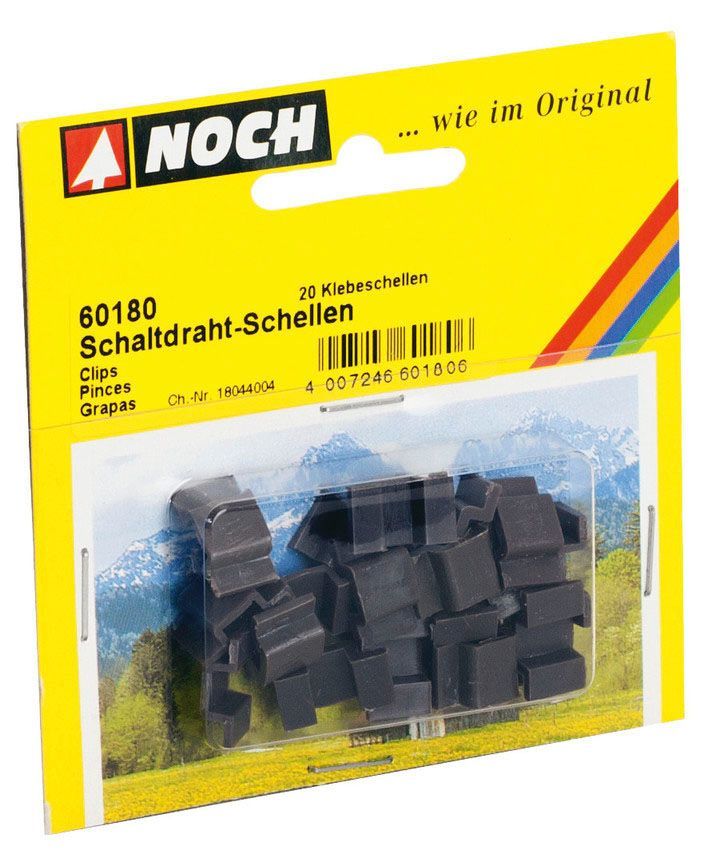 Noch 60180 - Schaltdraht-Schellen G/1/0/H0/H0m/H0e/TT/N/Z