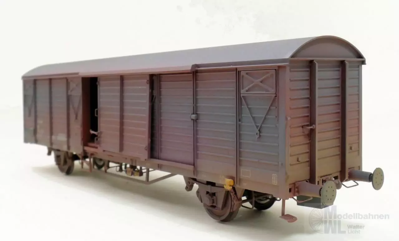 Exact Train 22100 - Güterwagen ged. DB Ep.V Gbs264 ex[1554] gealtert H0/GL
