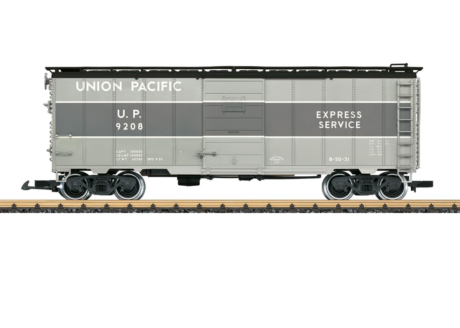LGB 41918 - Steel Box-Car UP Express Service 1:22,5