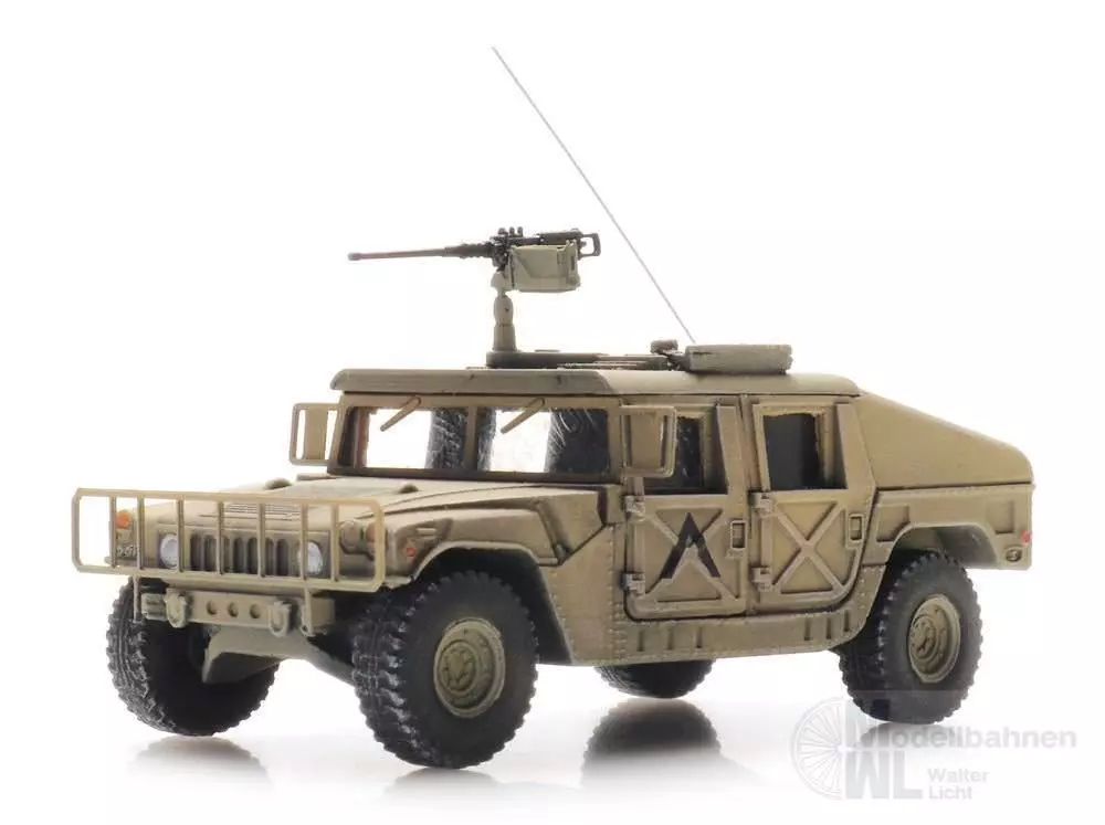 ARTITEC b.v. 6870538 - US Humvee Desert .50 MG H0 1:87