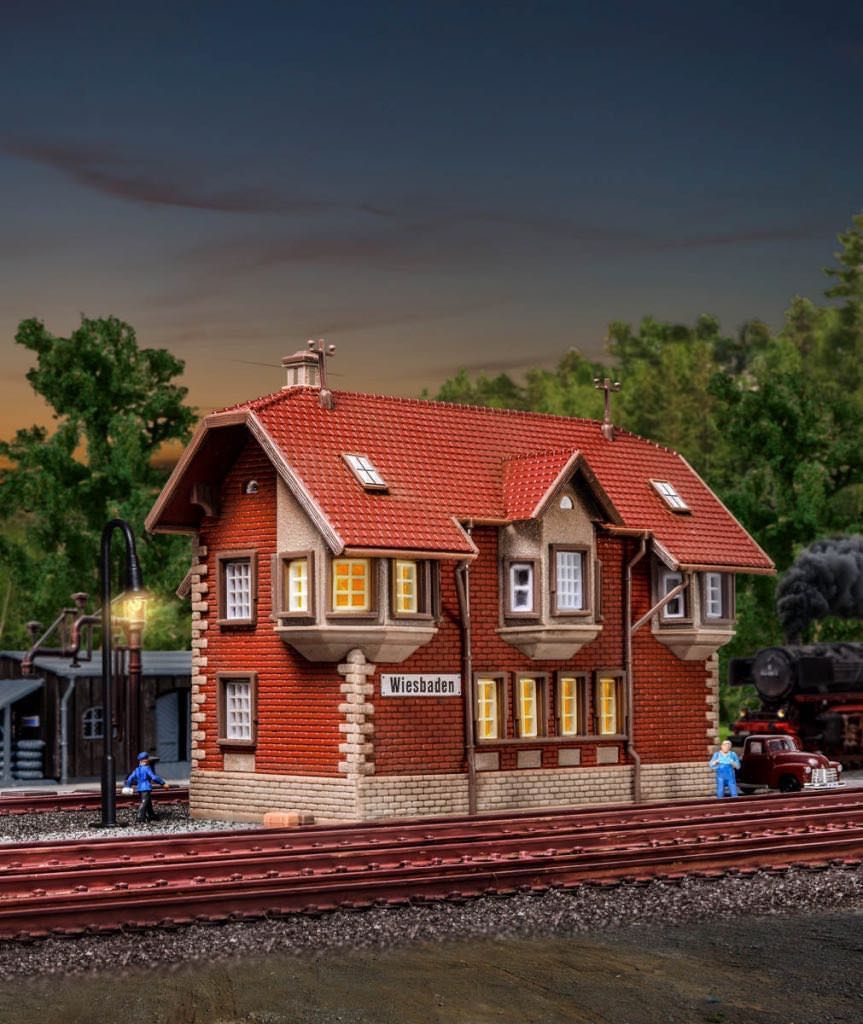 Vollmer 47602 - Stellwerk Wiesbaden N 1:160