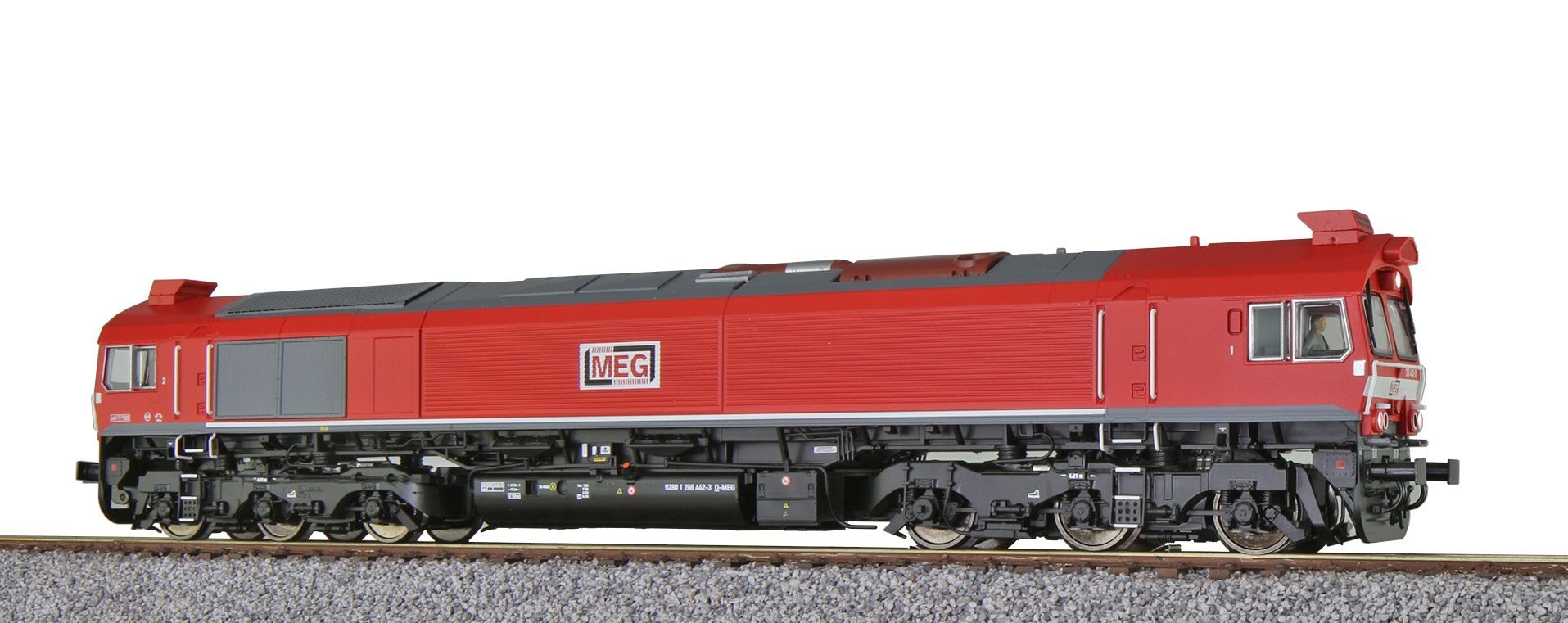 ESU 31360 - Diesellok MEG 266 442 Ep.VI verkehrsrot H0/GL/WS