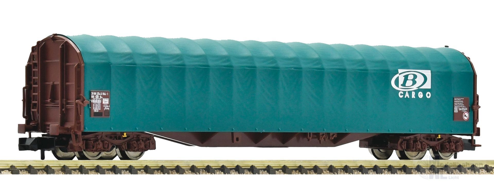 Fleischmann 6660164 - Schiebeplanenwagen SNCB Ep.V/VI N 1:160