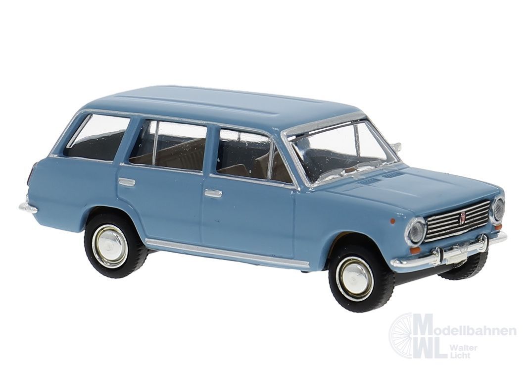 Brekina 22425 - Fiat 124 Familiare in hellblau H0 1:87