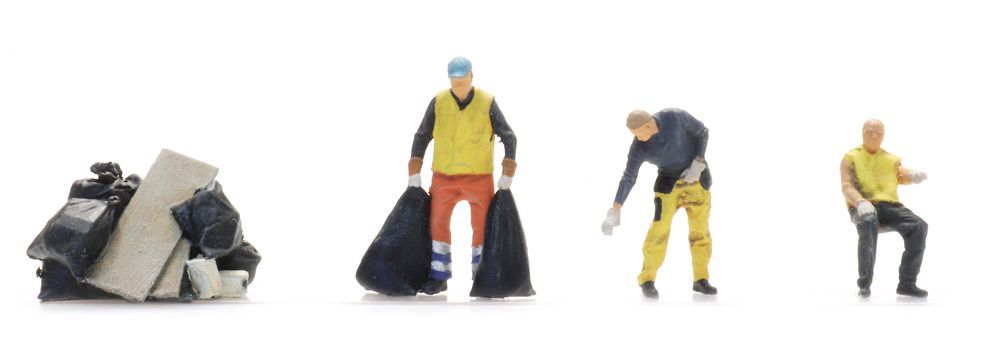 ARTITEC b.v. 5870021 - Müllmänner ab 1990 3 Figuren H0 1:87 ARTITEC b.v. 5870021 - Müllmänner ab 1990 3 Figuren H0 1:87