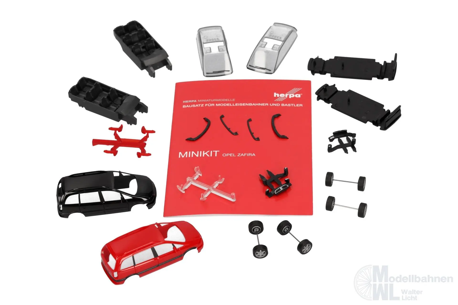 Herpa 013932-002 - MiKi Opel Zafira 2 Stück H0 1:87