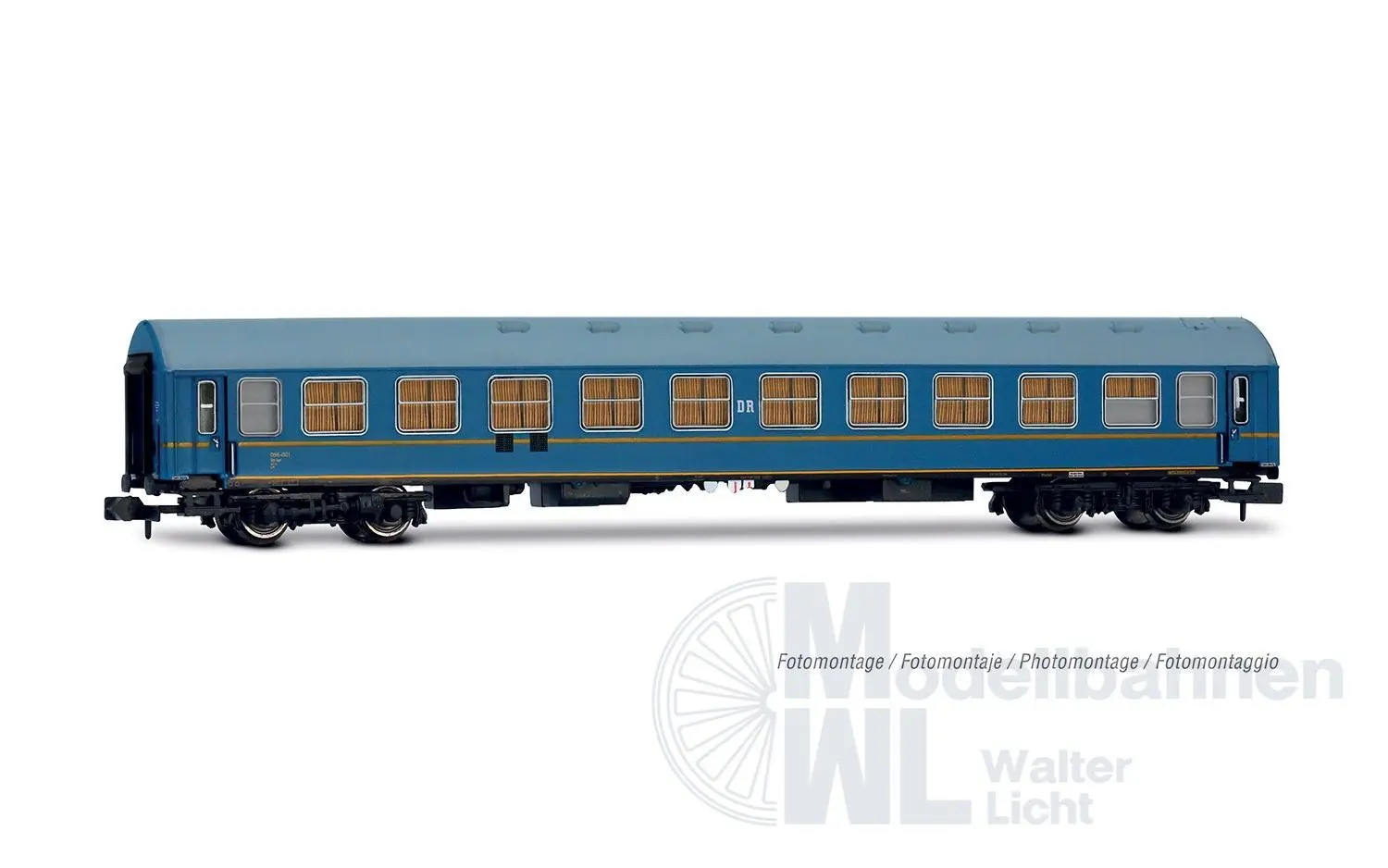 Arnold 4481 - Personenwagen Set DR Ep.III 4.tlg. Tourex Set 2 N 1:160