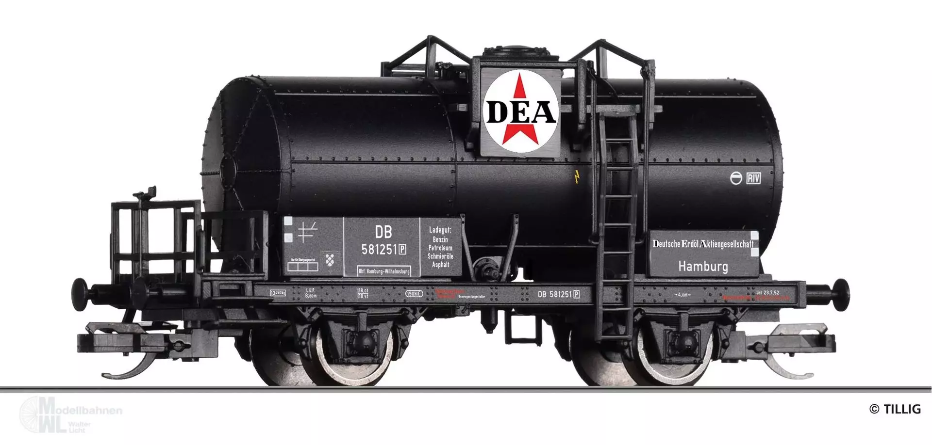 Tillig 95776 - Kesselwagen DB Ep.III DEA TT 1:120