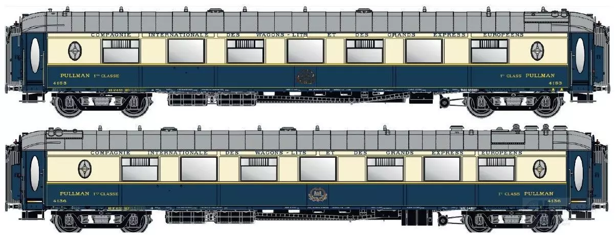 LS Models 49180 - Pullman Salonwagen Set CIWL Ep.IIIb WP+WPc 2.tlg. H0/GL