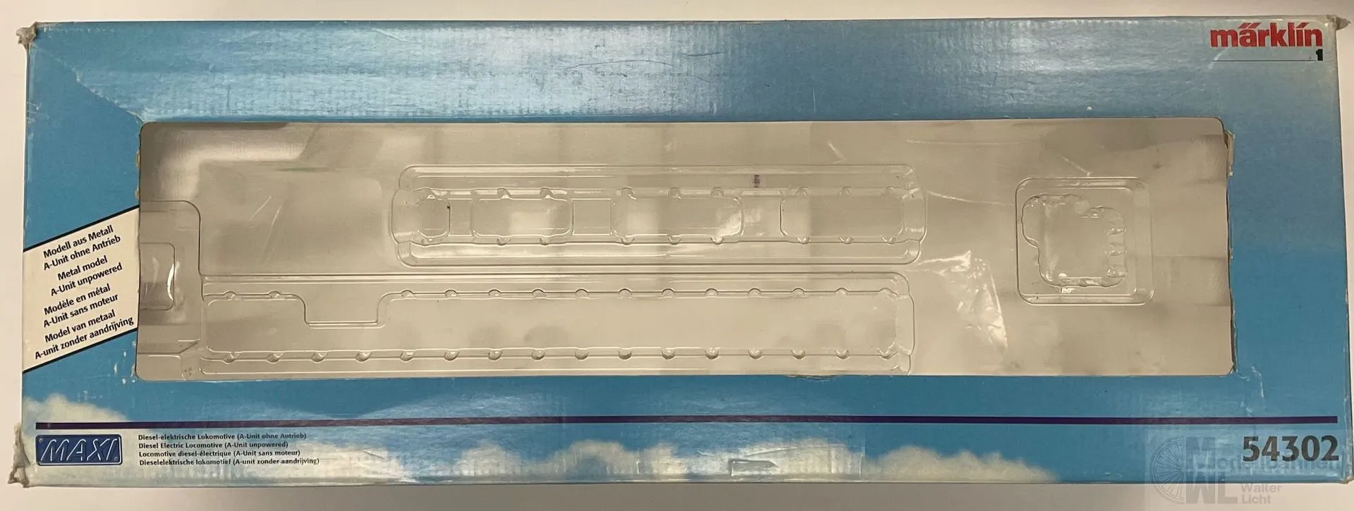 Märklin 54301 - MÄRKLIN MAXI - Diesellok F7 Santa Fe Set aus 54301 / 54302 Spur 1